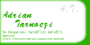 adrian tarnoczi business card